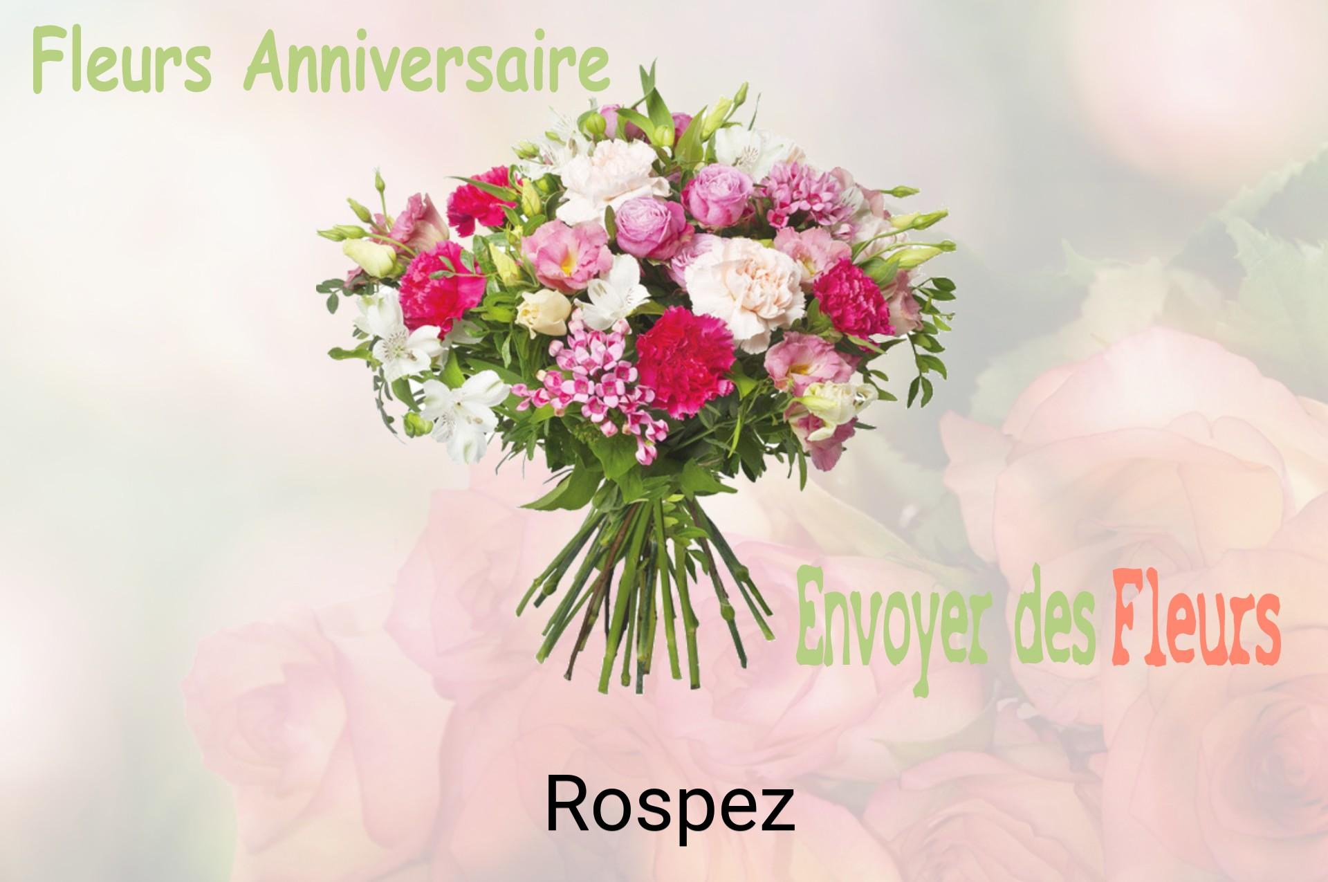 Bouquet de fleurs d’anniversaire livré à Rospez