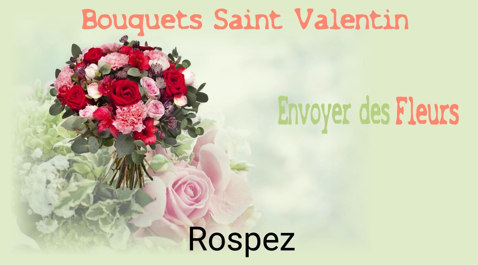 Roses de Saint-Valentin livrées à Rospez